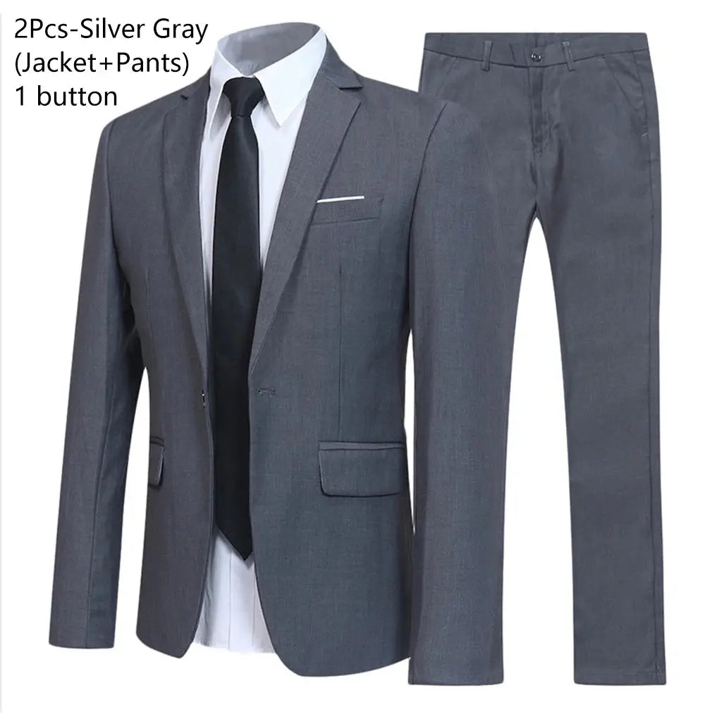 Suits Wedding For Men Blazers Set Elegant 3 Pieces Business Luxury Formal Vest Pants Full Coats 2023 Jackets Free Shipping ZHUOLIN Suit Store EBOYGIFTS