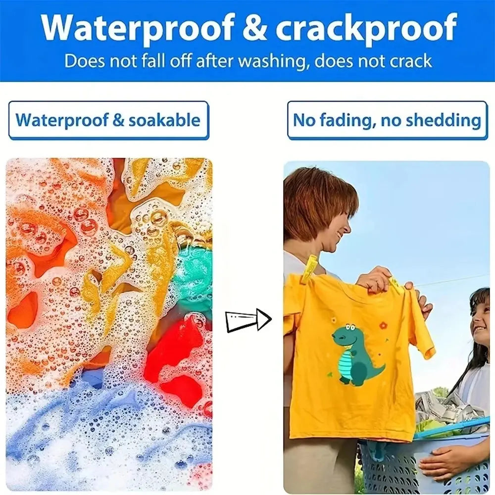 A4 30 Pcs DTF Transfer Film PET Heat Transfer Paper Matte Double-Side Clear Pretreat Sheets for DYI Direct on T-Shirts Bags Colorful 001 Store EBOYGIFTS