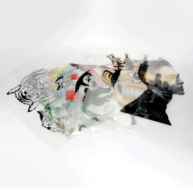 A4 30 Pcs DTF Transfer Film PET Heat Transfer Paper Matte Double-Side Clear Pretreat Sheets for DYI Direct on T-Shirts Bags Colorful 001 Store EBOYGIFTS