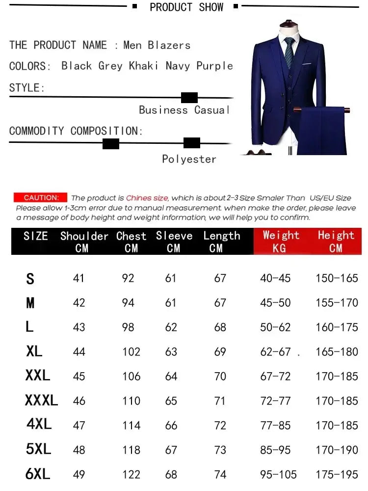 Suits Wedding For Men Blazers Set Elegant 3 Pieces Business Luxury Formal Vest Pants Full Coats 2023 Jackets Free Shipping ZHUOLIN Suit Store EBOYGIFTS
