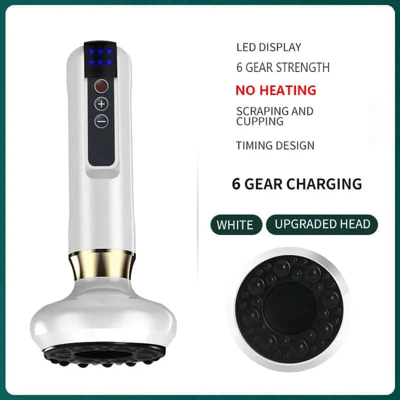 Electric Cupping Massager Vacuum Suction Cup GuaSha Anti Cellulite