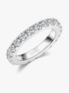 2.3 Carat Moissanite 925 Sterling Silver Eternity Ring for Gift