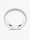 2.3 Carat Moissanite 925 Sterling Silver Eternity Ring for Gift