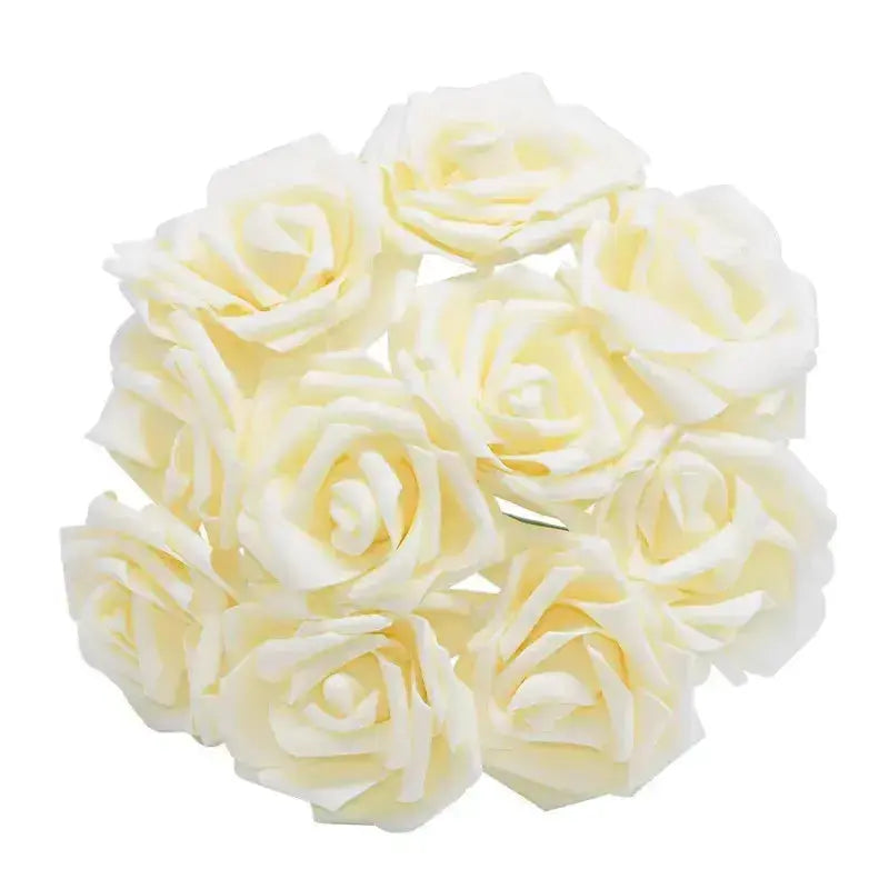 echo-friendly 10/20/30 Heads 8CM Artificial PE Foam Rose Flowers