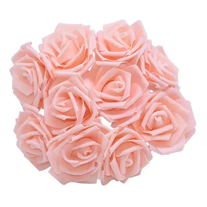 echo-friendly 10/20/30 Heads 8CM Artificial PE Foam Rose Flowers