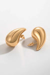 Big Size Water Drop Brass Earrings  