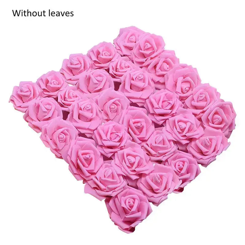 echo-friendly 10/20/30 Heads 8CM Artificial PE Foam Rose Flowers