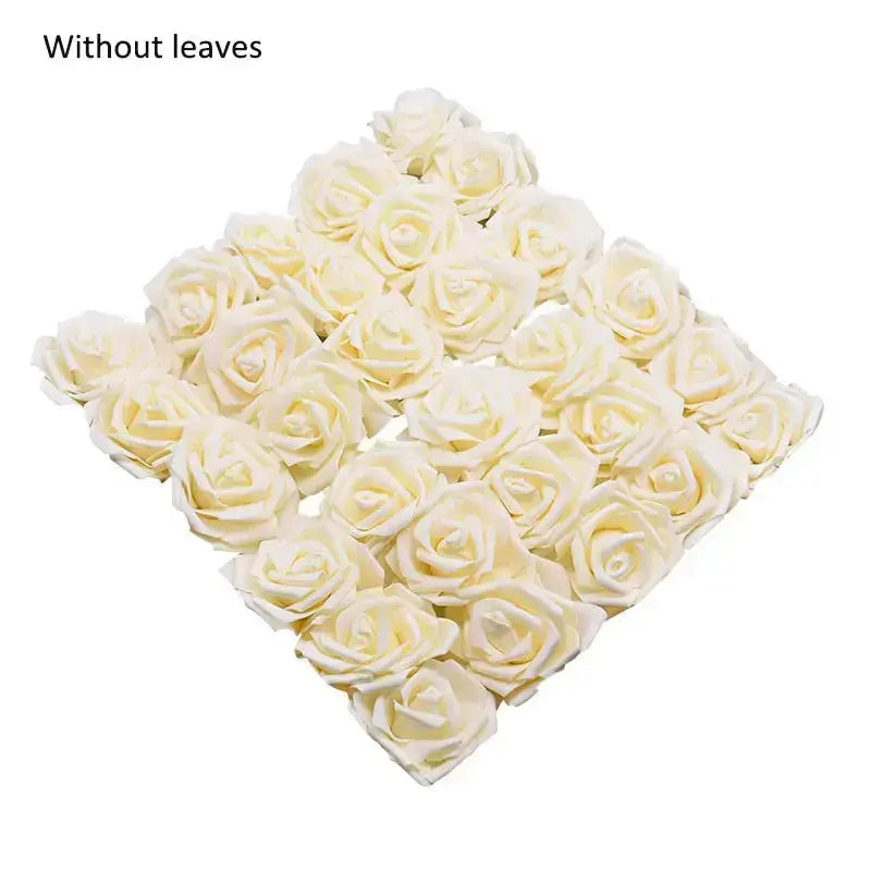 echo-friendly 10/20/30 Heads 8CM Artificial PE Foam Rose Flowers