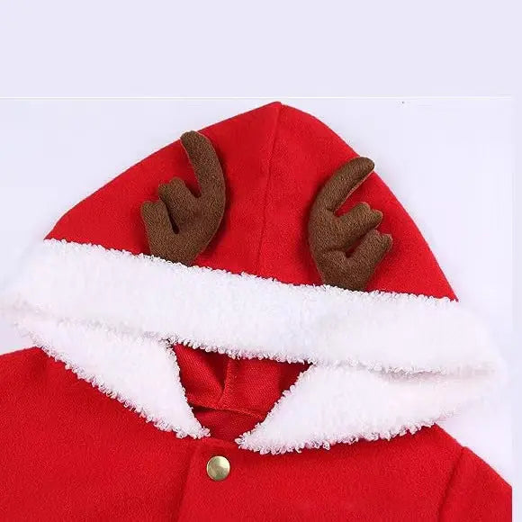 Christmas Outfit New Elk Hooded Christmas Outfit Christmas-tree Skirt  