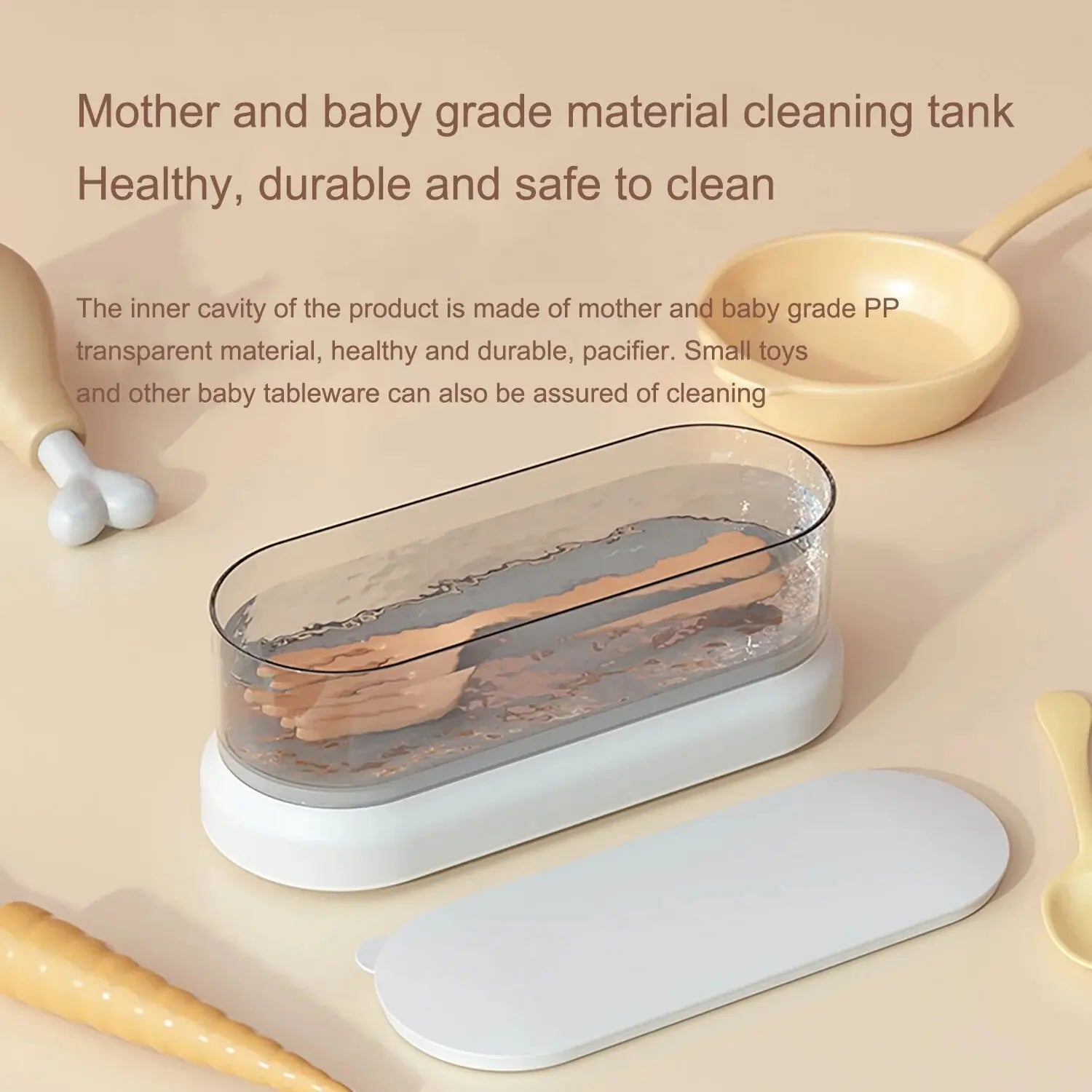 Professional Ultrasonic Eyeglasses Cleaner Ninety-nine Percent Cleanliness Low Radiation Cleaner 47Khz Portable Household Cleaner Machine  