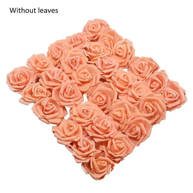 echo-friendly 10/20/30 Heads 8CM Artificial PE Foam Rose Flowers