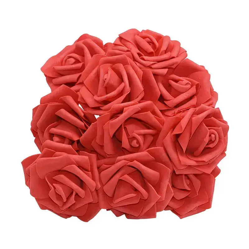 echo-friendly 10/20/30 Heads 8CM Artificial PE Foam Rose Flowers