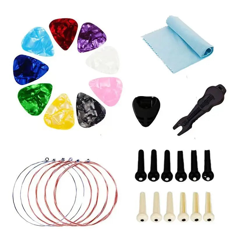 Guitar Accessories Suit Finger Stall Pick  