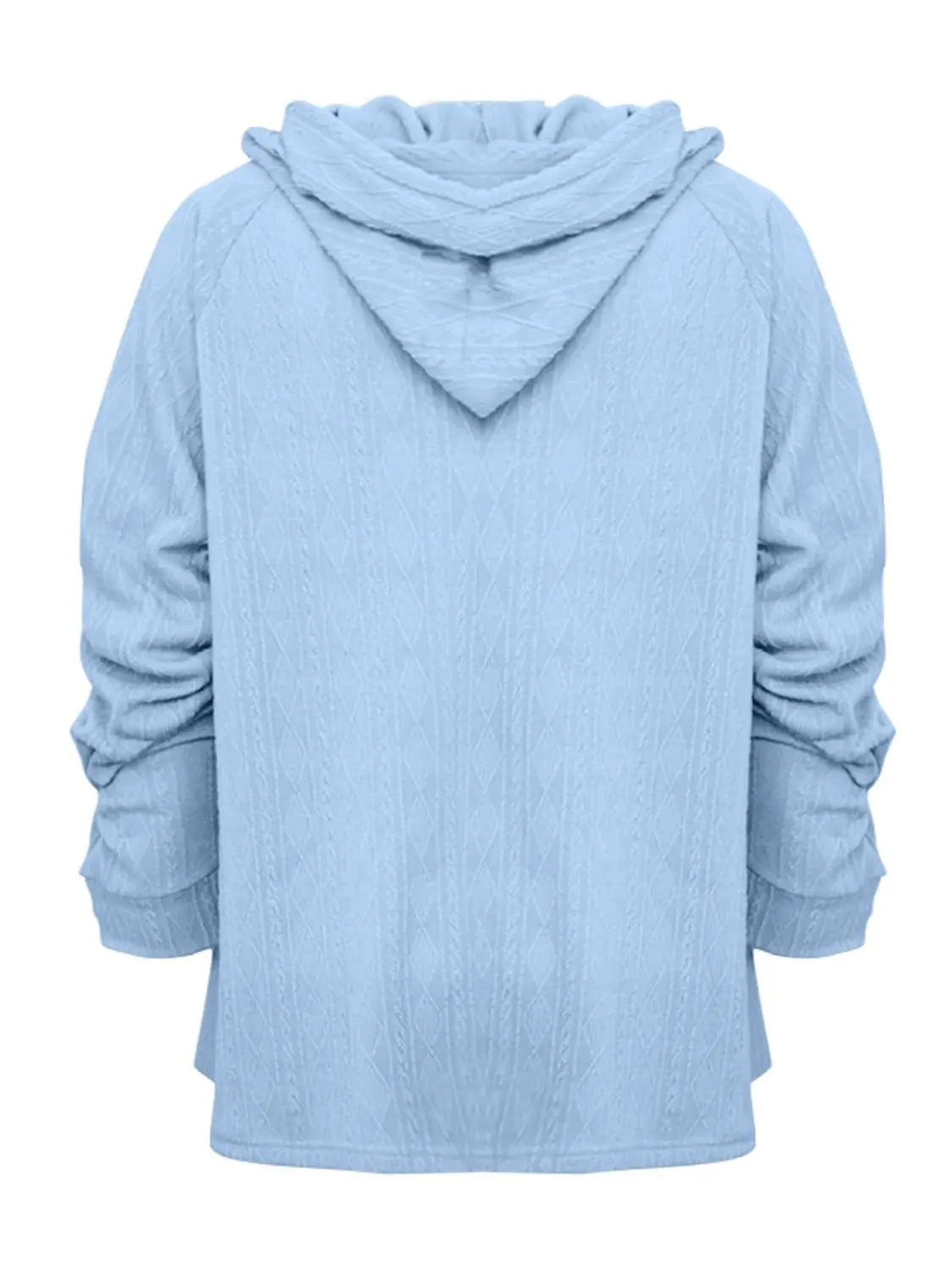 Full Size Drawstring Long Sleeve Hoodie  