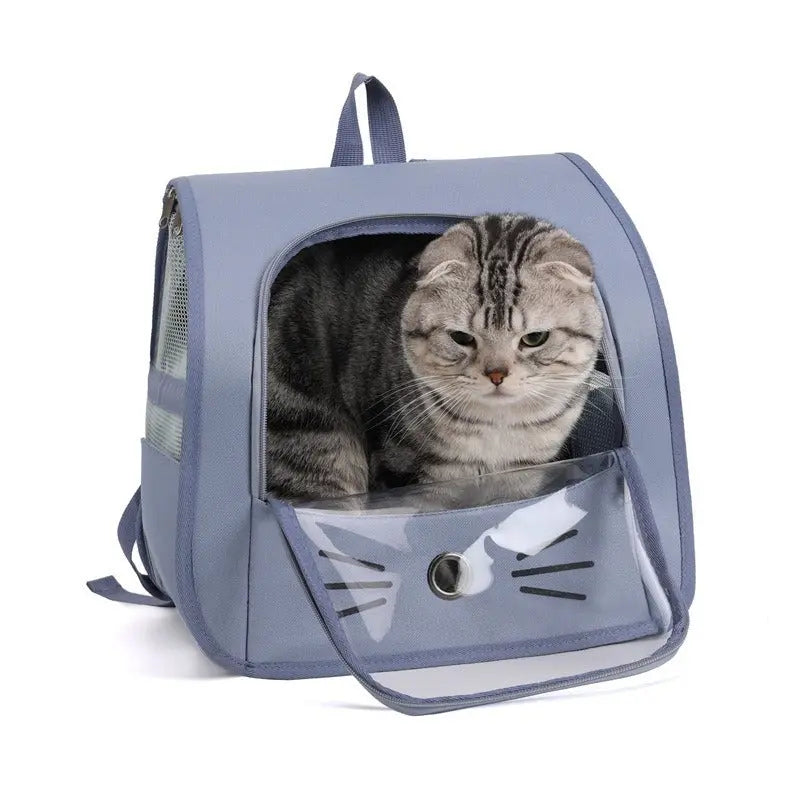 Pet Cat Carrier Bag Cat Backpack Outdoor Breathable Portable Shoulders Bag For Cats Small Dogs Transport Carrier  