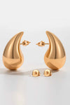 Big Size Water Drop Brass Earrings  