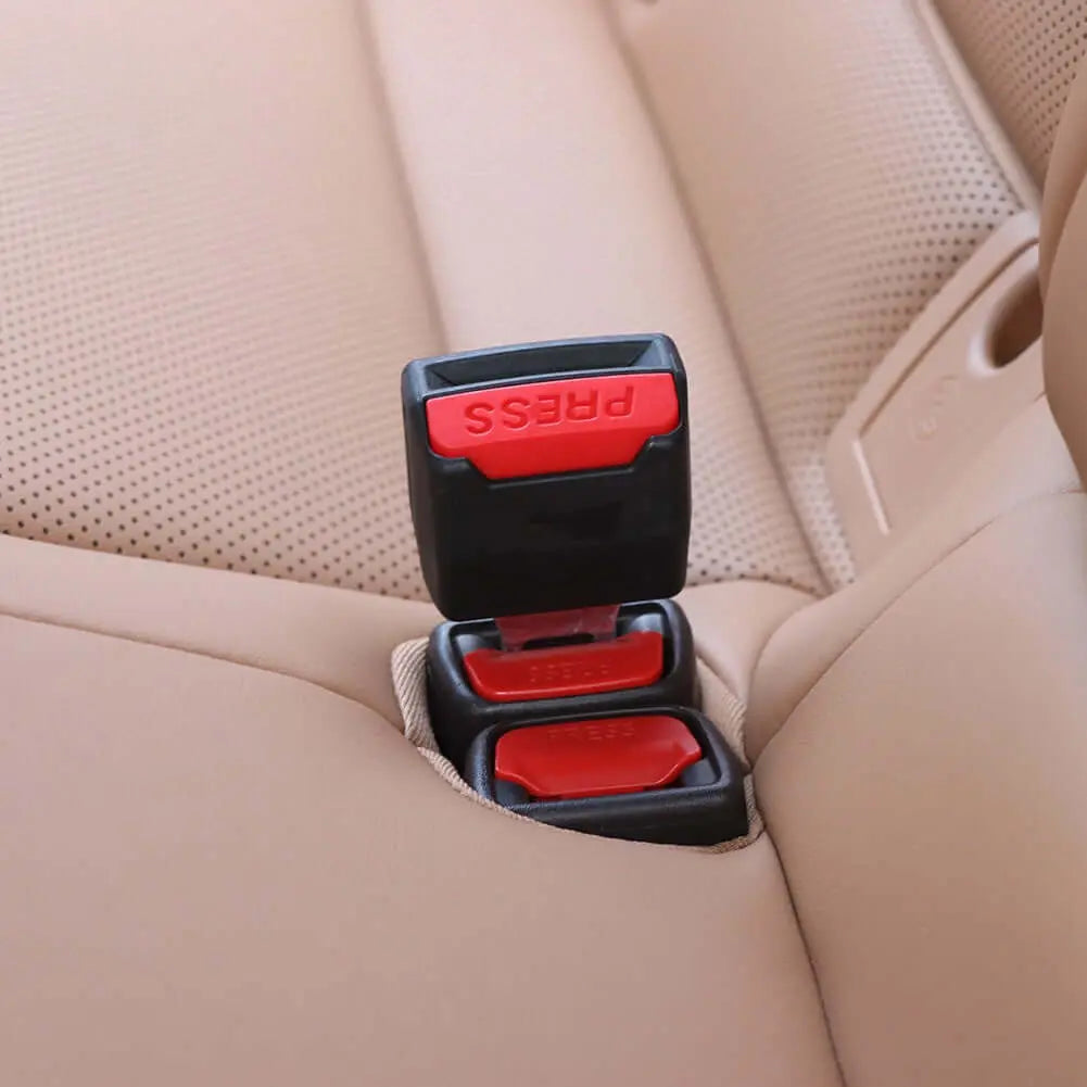 Car Seat Belt Clip Extender Safety Seatbelt Lock Buckle - Set of 2