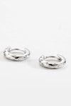 925 Sterling Silver Huggie Earrings  