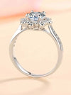 925 Sterling Silver Moissanite Fashionable Ring For You