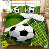 Sports 3D Football Bedding Set And Pillow Case Double Size Household Textile Product Decoration Teenager Room Soccer Duvet Cover  