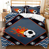 Sports 3D Football Bedding Set And Pillow Case Double Size Household Textile Product Decoration Teenager Room Soccer Duvet Cover  