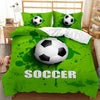 Sports 3D Football Bedding Set And Pillow Case Double Size Household Textile Product Decoration Teenager Room Soccer Duvet Cover  