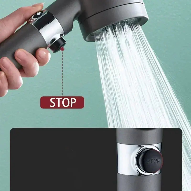 3 Modes Shower Head High Pressure Showerhead Portable Filter Rainfall Faucet Tap Bathroom Bath Home Innovative Accessories  