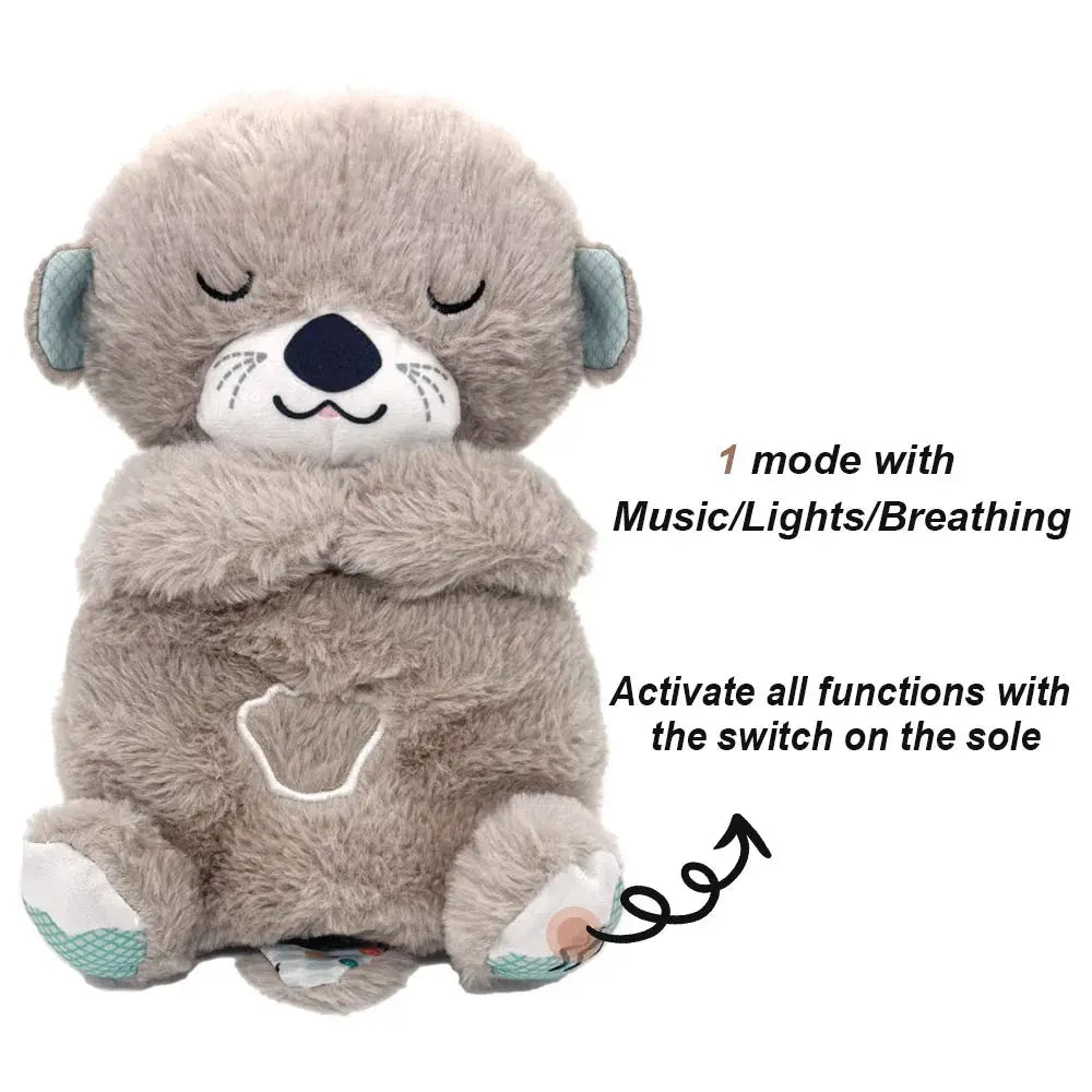 Breathing Buddy Baby Soothing Otter Plush Doll  