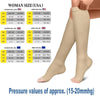 Medical Compression Socks Open Toe S/M/L/XL/XXL Sports Compression Socks Black Knee High Compress Socks For Women & Men WenWenW Store