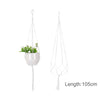 Gardening Macrame Plant shelves Hanging Basket Outdoor Hanger Rope Cotton Linen Flower pot NetCourtyard Wall Hanging Decor  