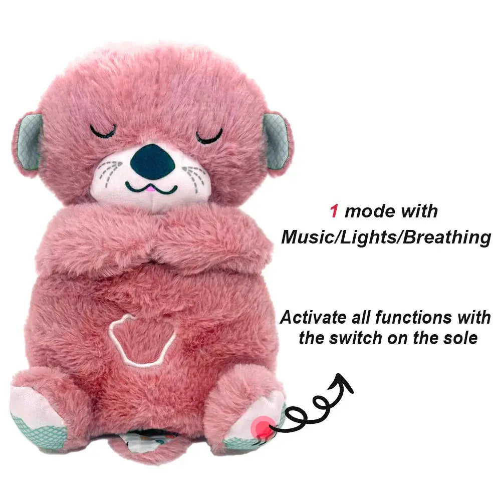 Breathing Buddy Baby Soothing Otter Plush Doll  