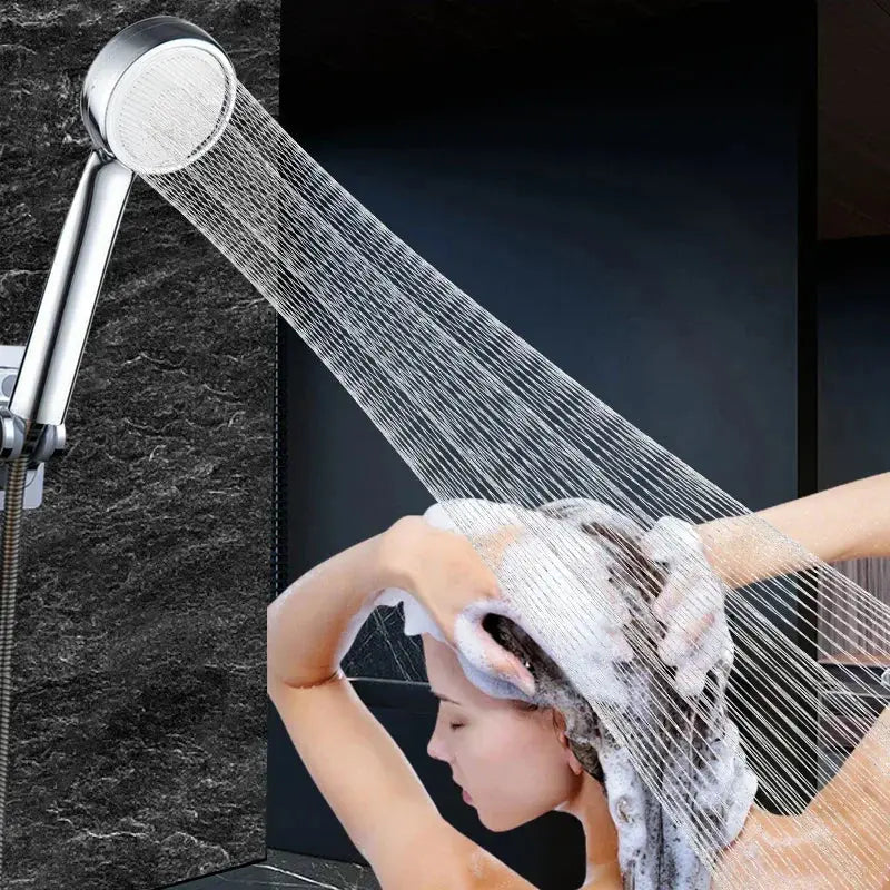 High Pressure Rainfall Shower Head with Chrome Holder  