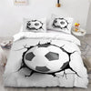 Sports 3D Football Bedding Set And Pillow Case Double Size Household Textile Product Decoration Teenager Room Soccer Duvet Cover  