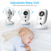 3.5 Inch Video Baby Monitor 2.4G Mother Kid Two-way Audio Night Vision Video Surveillance Camera With Temperature display Screen Eye4U Official Store  EBOYGIFTS