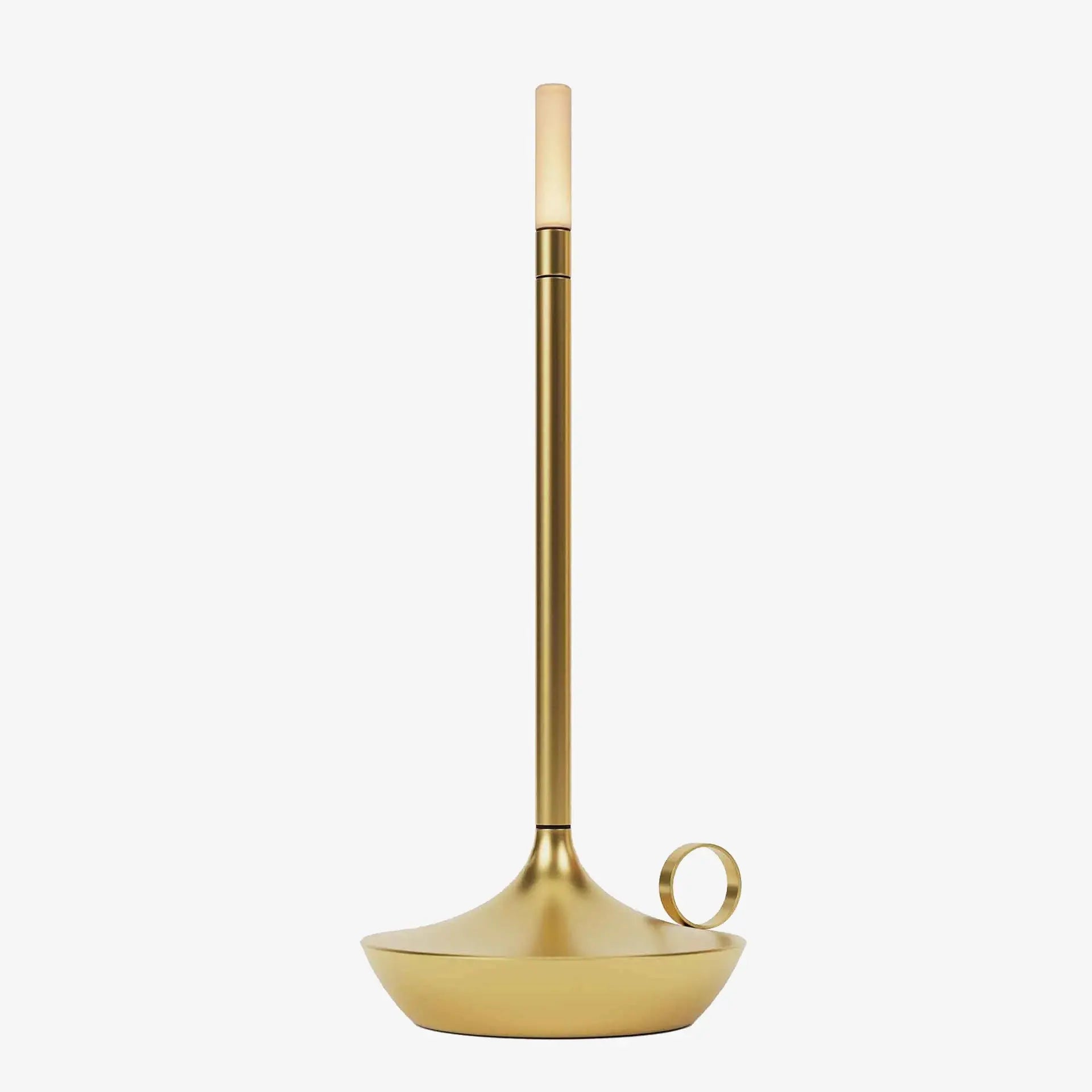 Vintage Aluminium Cordless Candle Lamp
