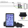 M5 24V 36V 48V Electric Bicycle Colorful Display E Scooter LCD Panel With USB UART For Mountain Electric Bike Parts (6PIN)  