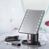 Lighted Makeup Mirror Use Battery And USB Rechargeable Dual-use 16LED Beauty Mirror Portable Touch Screen Dimming Vanity Mirror Wins Fire Light Store