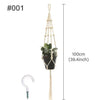 Gardening Macrame Plant shelves Hanging Basket Outdoor Hanger Rope Cotton Linen Flower pot NetCourtyard Wall Hanging Decor  