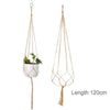 Gardening Macrame Plant shelves Hanging Basket Outdoor Hanger Rope Cotton Linen Flower pot NetCourtyard Wall Hanging Decor  