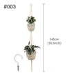 Gardening Macrame Plant shelves Hanging Basket Outdoor Hanger Rope Cotton Linen Flower pot NetCourtyard Wall Hanging Decor  