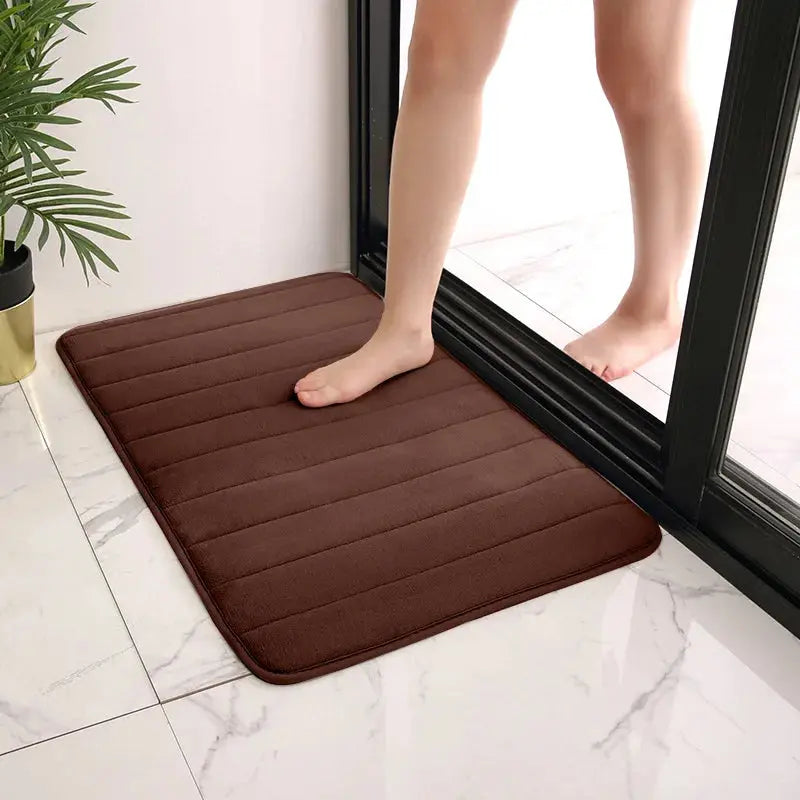 Home Bath Mat Super Absorbent Bathroom Carpets Rugs Soft Memory Foam Floor Bedroom Toilet Floor Shower Rug Home Decor  