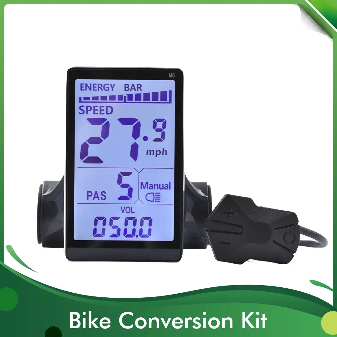 M5 24V 36V 48V Electric Bicycle Colorful Display E Scooter LCD Panel With USB UART For Mountain Electric Bike Parts (6PIN)  