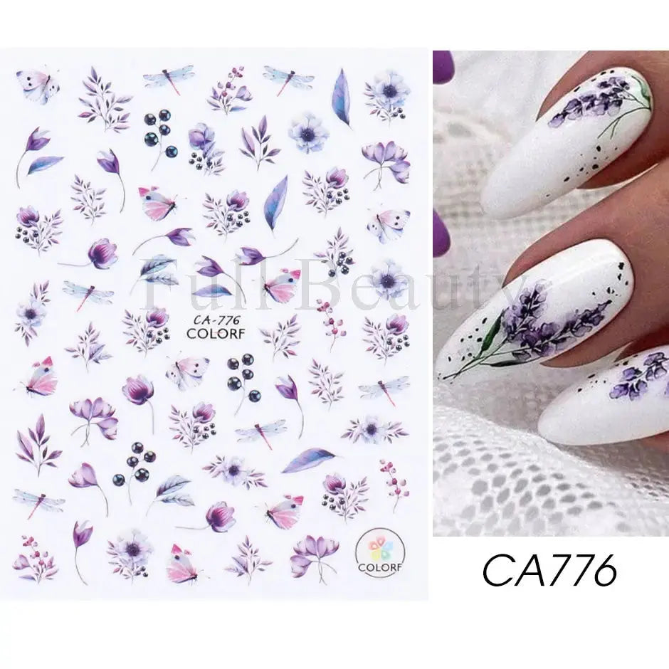 1Pc Spring 3D Nail Sticker And Water Decal Flower Leaf Cherry Blossoms Simple Floral DIY Slider For Manicuring Decorations Tips Shop5370096 Store  EBOYGIFTS