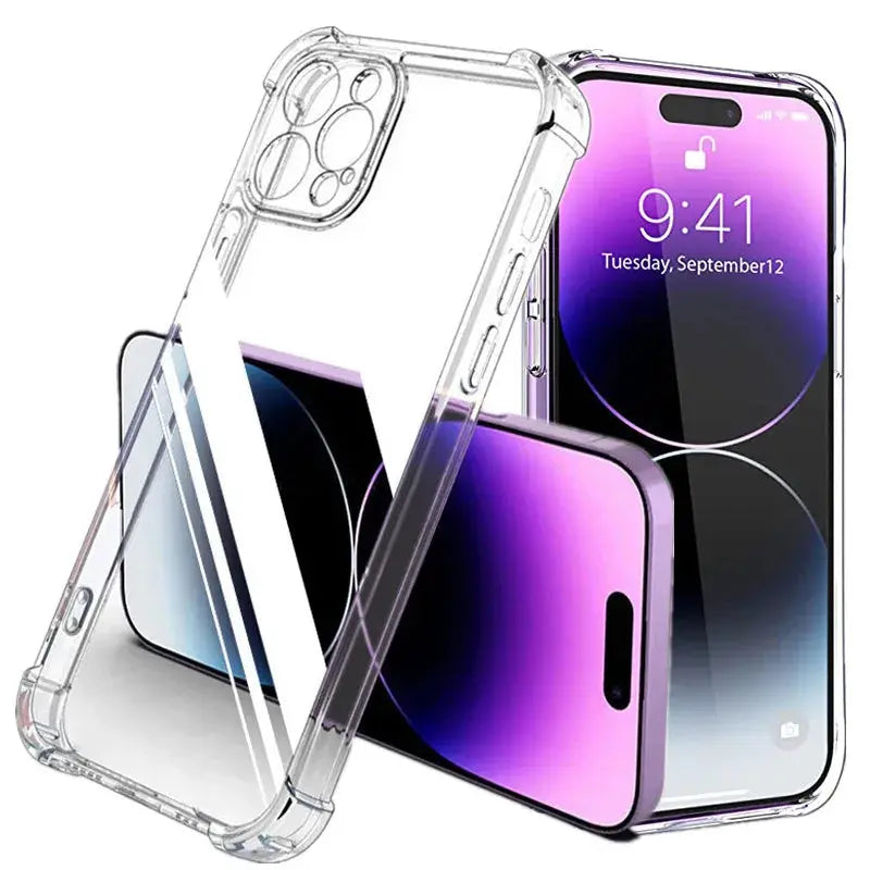 Shockproof Silicone Clear Case  