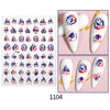 Football Game South America Brazil CHile Peru Argentina Colombia Uruguay Nail Sticker Cheering Design Soccer Fans Nail Flag  