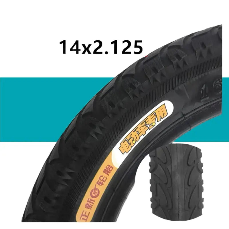 CST Electric Bike Tires 14x1.95 14 Inch 14x1.751 14x2.125 14x2.50 14x3.0 Electric Cycle Tyre For Ebike Electric Bicycle Tire  