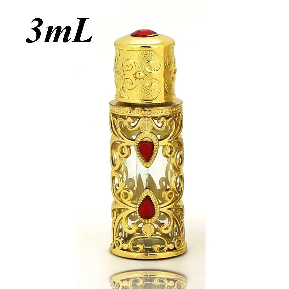 3ml Antiqued Perfume Refillable Bottle Arab Style Essential Oils Atomizer Perfume Spray Bottle Wedding Decoration Gift AAAAApril Store