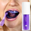 V34 30ml SMILEKIT Purple Whitening Toothpaste Remove Stains Reduce Yellowing Care For Teeth Gums Fresh Breath Brightening Teeth Skin Care Top Flow Store