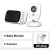 3.5 Inch Video Baby Monitor 2.4G Mother Kid Two-way Audio Night Vision Video Surveillance Camera With Temperature display Screen Eye4U Official Store  EBOYGIFTS