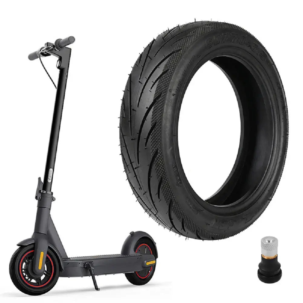 1pc 60/70-6.5 Rubber Scooter Tubeless Tyre 10inch Electric Bike Tyre Tubeless Tires For Ninebot Max G30 E-bike Cycling Parts  